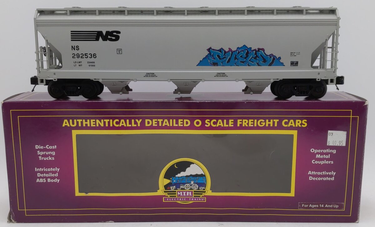 MTH 20-97666 Norfolk Southern 3-Bay Centerflow Hopper