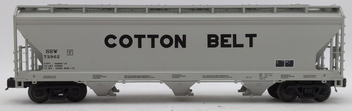 MTH 20-97772 SSW Cotton Belt 3-Bay Centerflow Hopper