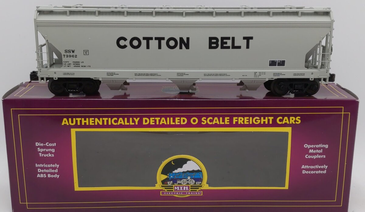 MTH 20-97772 SSW Cotton Belt 3-Bay Centerflow Hopper