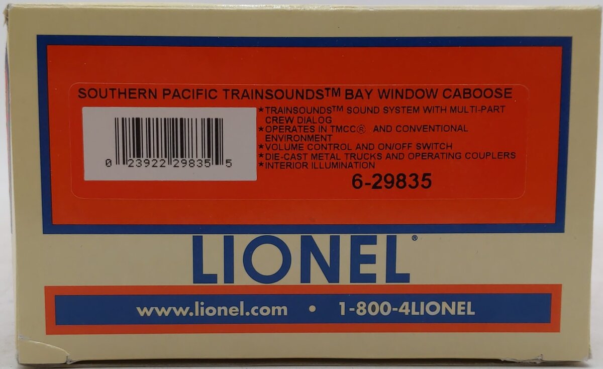 Lionel 6-29835 O Southern Pacific TrainSounds Caboose #4667 LN/Box