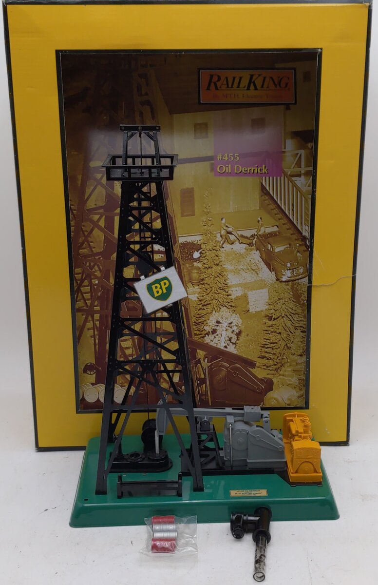 MTH 30-90435 BP #455 Operating Oil Derrick