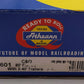 Athearn 92601 HO C&O 85' Flat Car w/2-40' Trailers