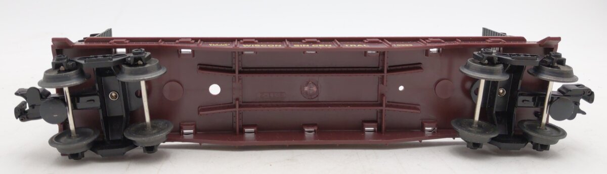 Lionel 6-16393 O Gauge Wisconsin Central Flatcar with Bulkhead and Stakes LN/Box