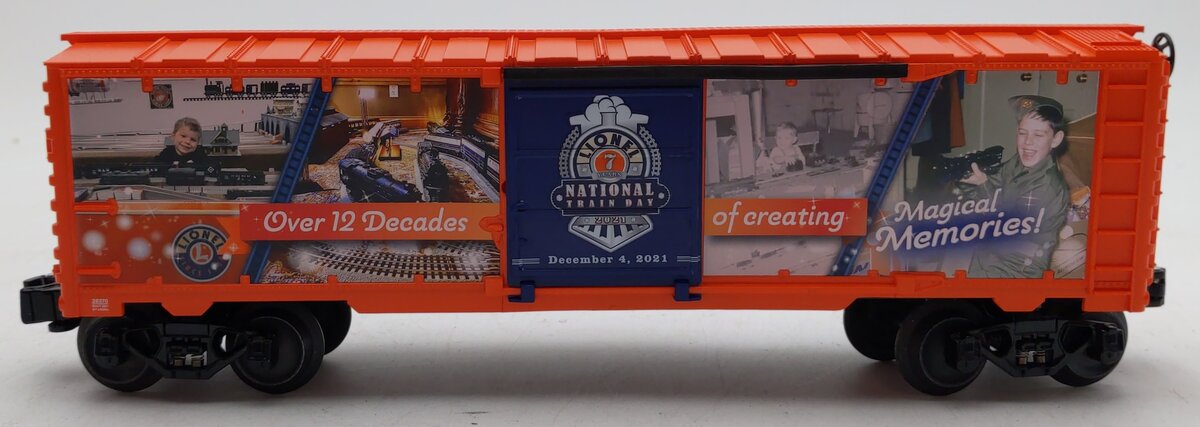 Lionel 2128370 O 2021 Magical Memories Lionel National Train Day Box Car LN/Box