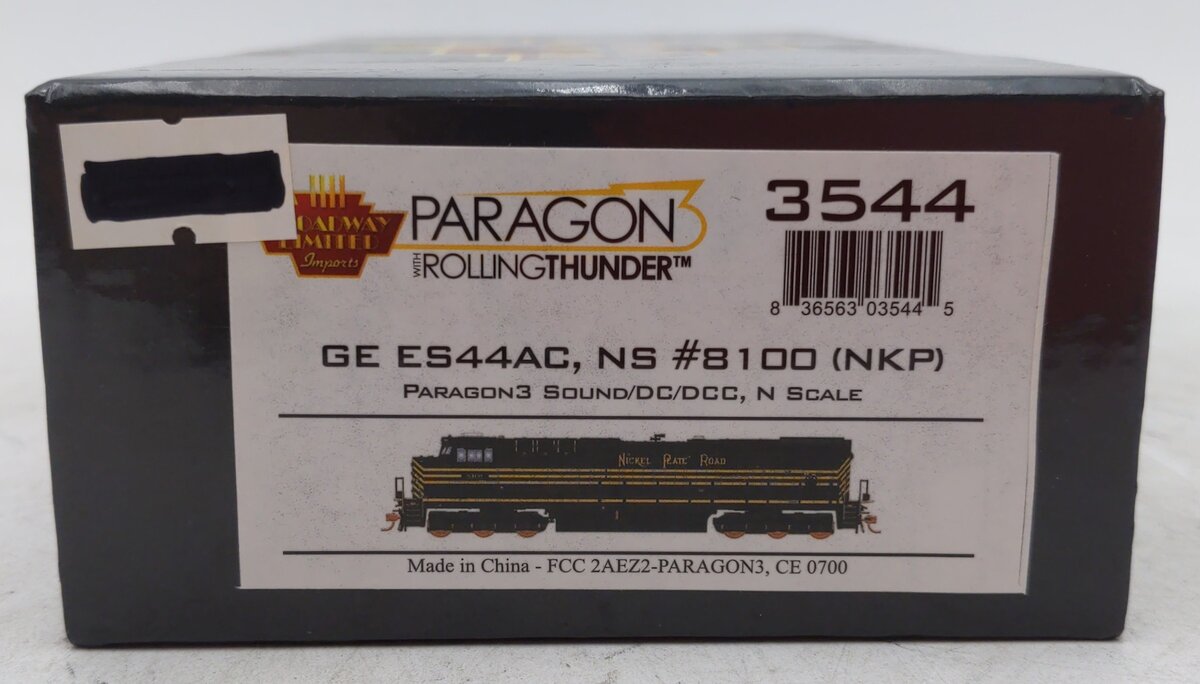 Broadway Limited 3544 N Nickel Plate Road GE ES44AC Diesel Loco Paragon3 #8100