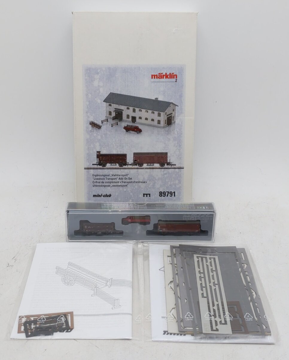 Marklin 89791 Z "Livestock Transport" Add-On Set