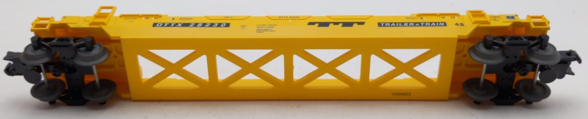 Lionel 2328320 O Trailer Train Maxi Stack with Container Load #28230