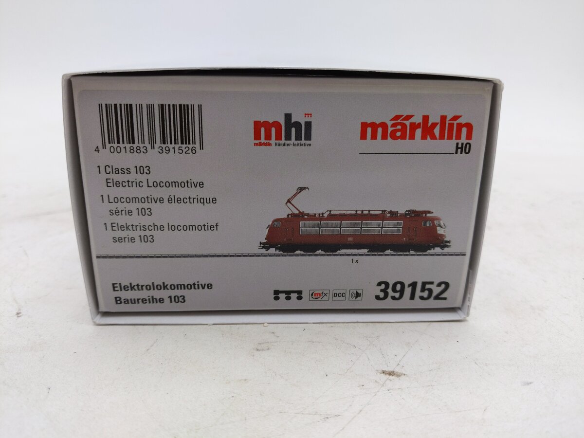 Marklin 39152 HO German Federal Railroad Class 103 Electric Locomotive DCC/Sound