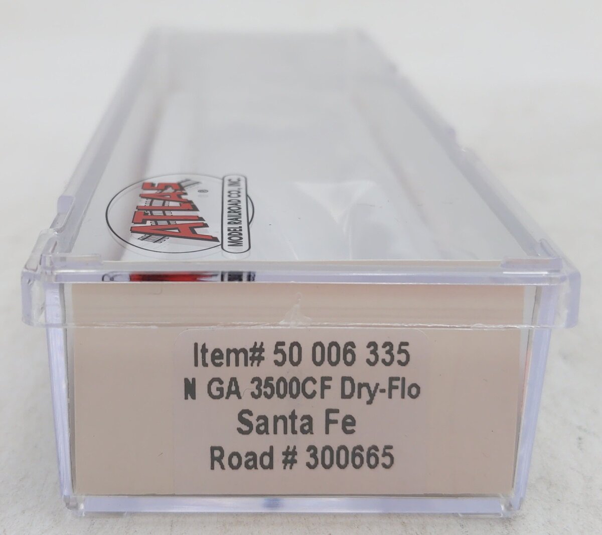 Atlas 50006335 N ATSF RTR 3500 Dry-Flo Covered Hopper #300665