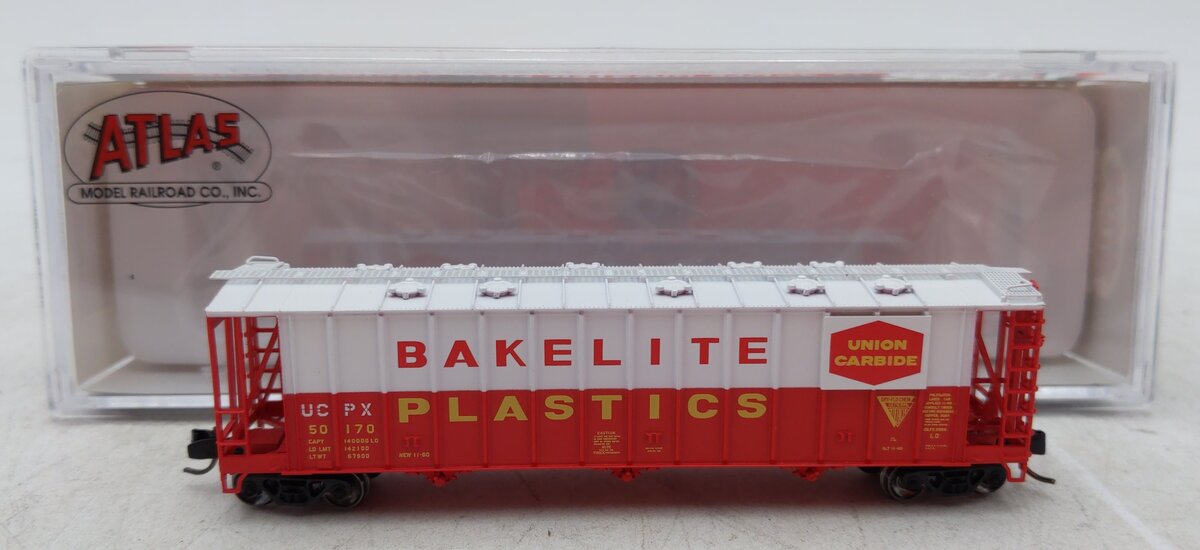 Atlas 50006329 N Bakelite Plastics RTR 3500 Dry-Flo Covered Hopper #50170