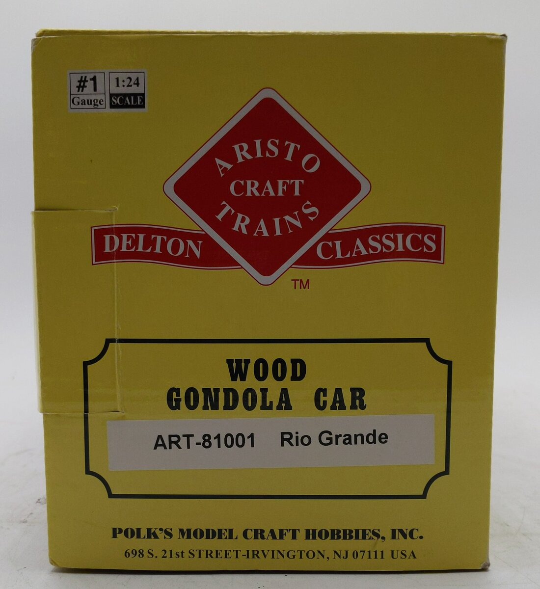 Aristo-Craft 81001 G Scale D&RGW Wood Gondola Car
