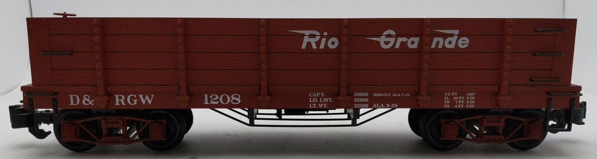 Aristo-Craft 81001 G Scale D&RGW Wood Gondola Car
