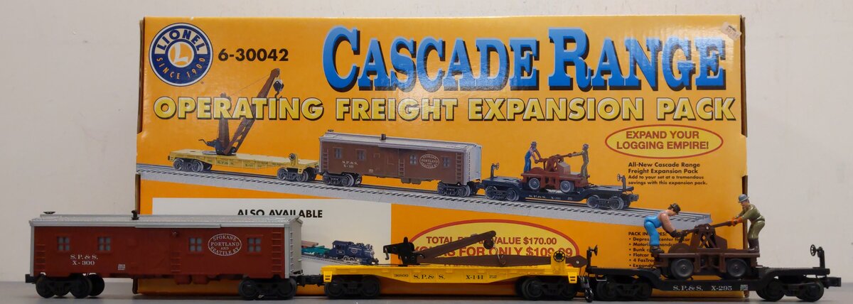Lionel 6-30042 Cascade Range Expansion Pack LN/Box