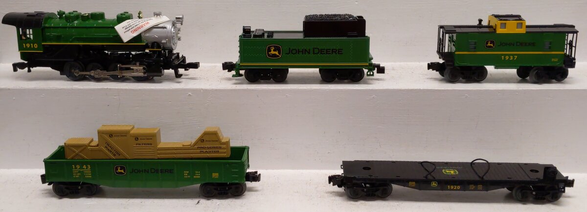 Lionel 6-83286 O Gauge John Deere LionChief Steam Train Set EX/Box