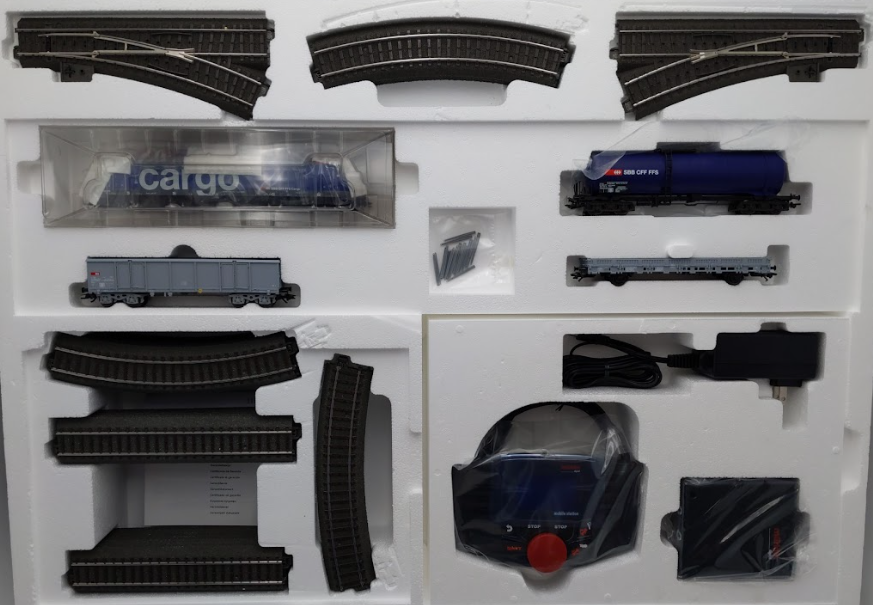 Marklin 29861 HO Gauge Digital Swiss Electric Freight Train Starter Set LN/Box