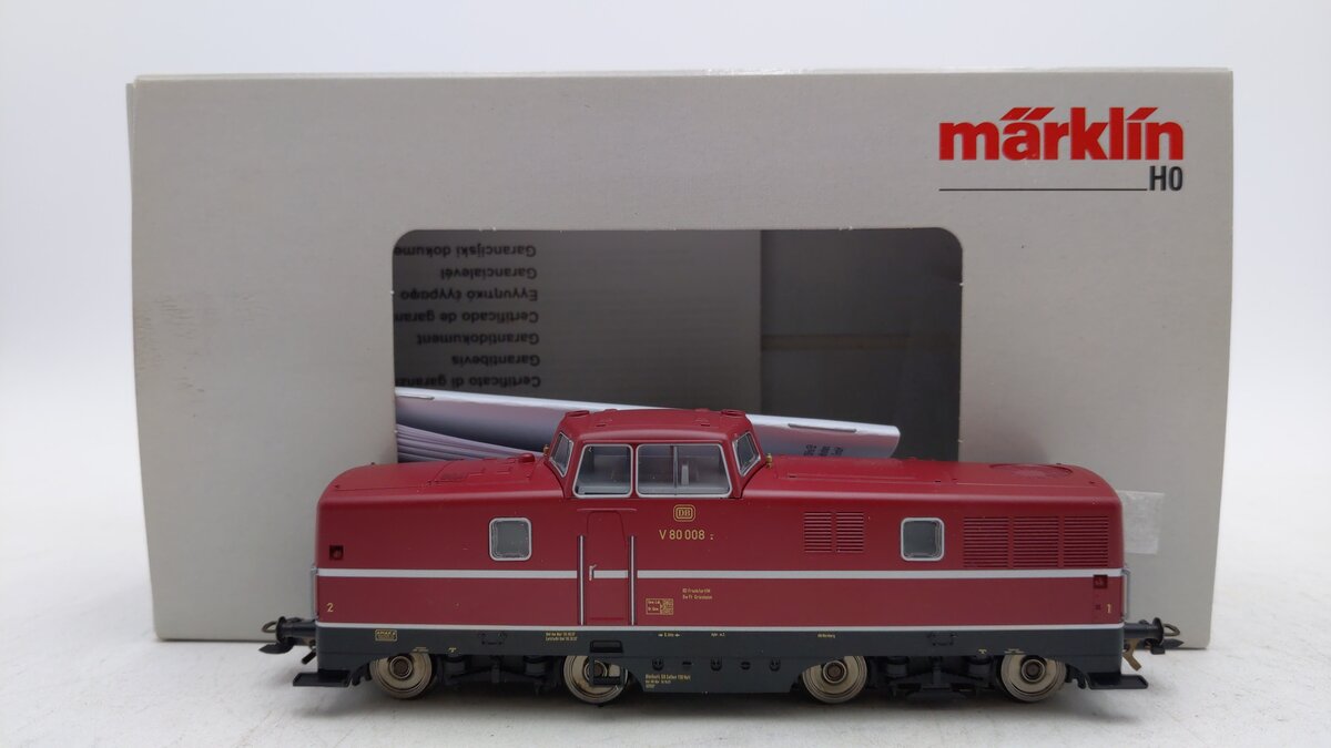 Marklin 36082 HO German Federal Railroad (DB) Class V 80 Diesel Locomotives