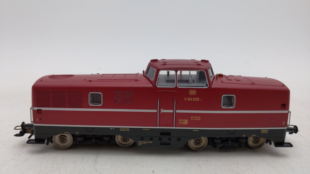 Marklin 36082 HO German Federal Railroad (DB) Class V 80 Diesel Locomotives