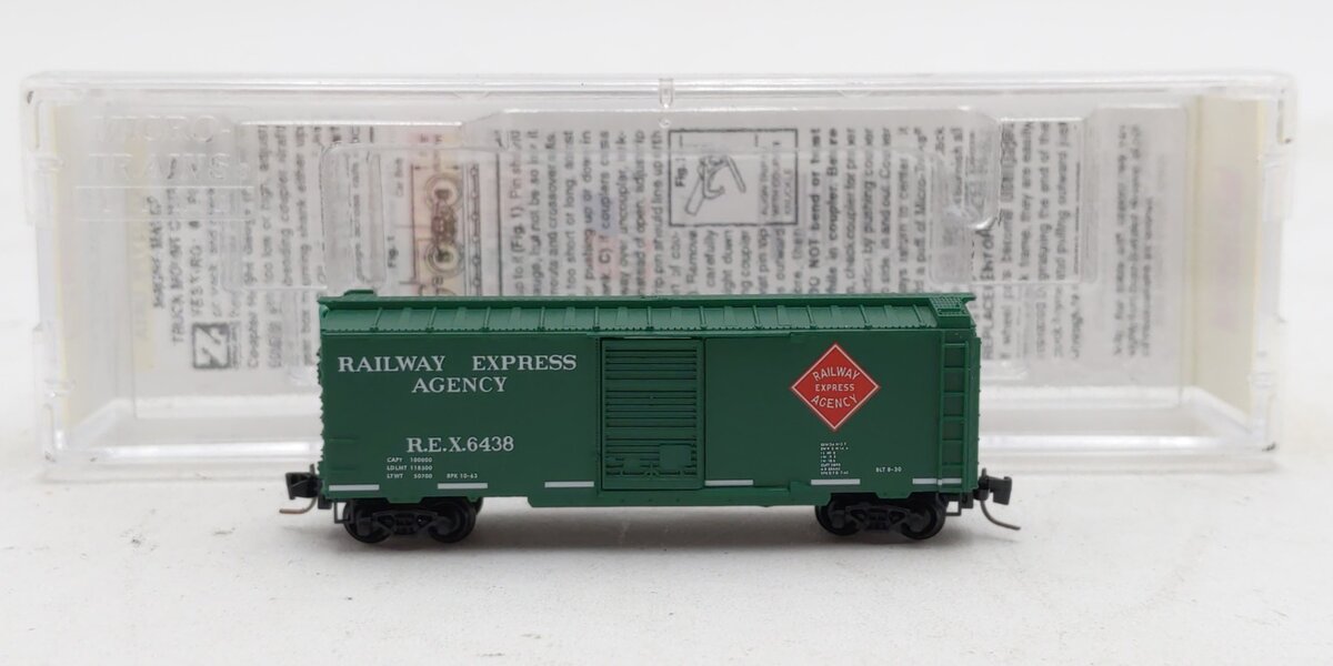 Micro-Trains 50000982 Z Railway Express Agency 40' Boxcar #6438