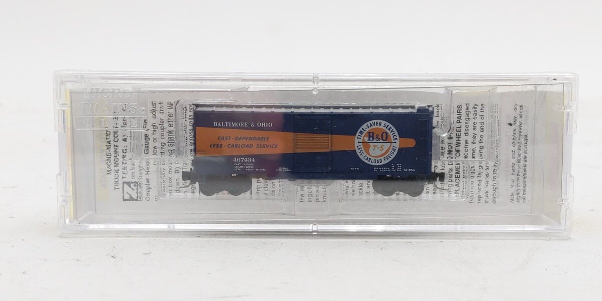 Micro-Trains 50000037 Z Baltimore & Ohio 40' Boxcar #467434