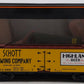 MTH 80-94031 HO Scale Schott Brewing Co. R40-2 Woodside Reefer Car #9905