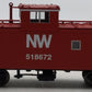 Atlas 20005030 HO N&W Extended Vision Caboose #518672