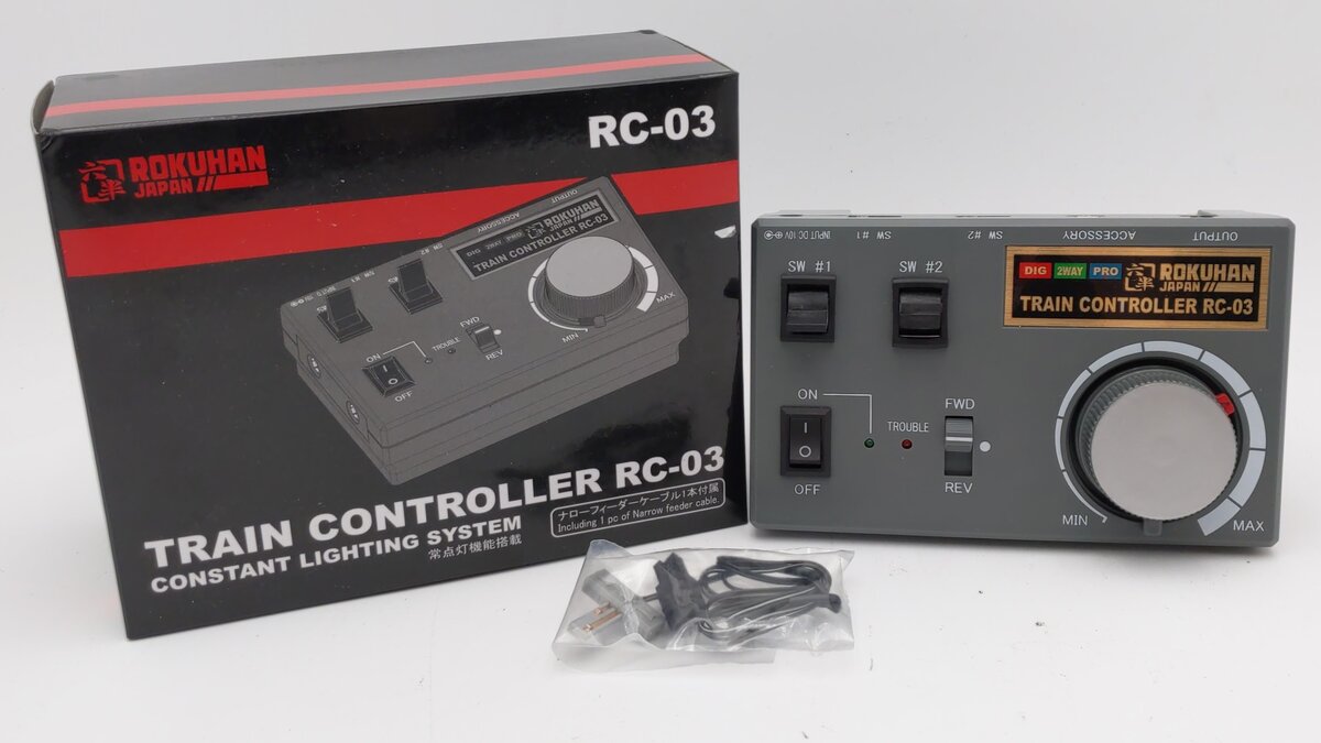 Rokuhan RC-03 Z Scale Train Controller Power Pack Constant Lighting System