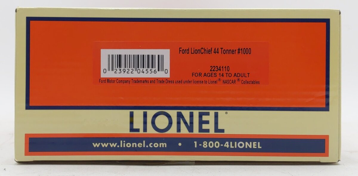 Lionel 2234110 O Ford 44 Tonner Diesel Locomotive #1000