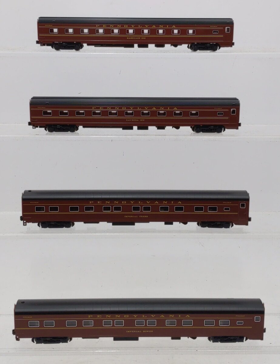 Kato 106-7111 N Scale Pennsylvania Broadway Limited Passenger Car Set (Set of 4)