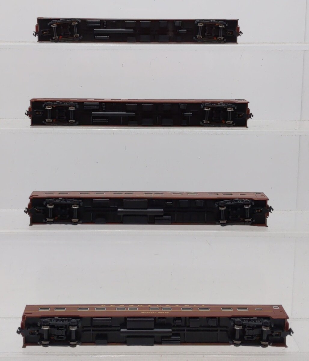 Kato 106-7111 N Scale Pennsylvania Broadway Limited Passenger Car Set (Set of 4)