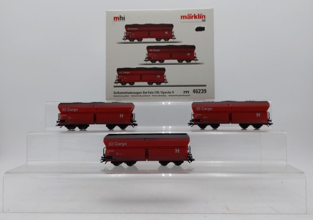 Marklin 46239 HO German Railroad Inc. Type Fals 176 Freight Car (Set of 3) LN/Box
