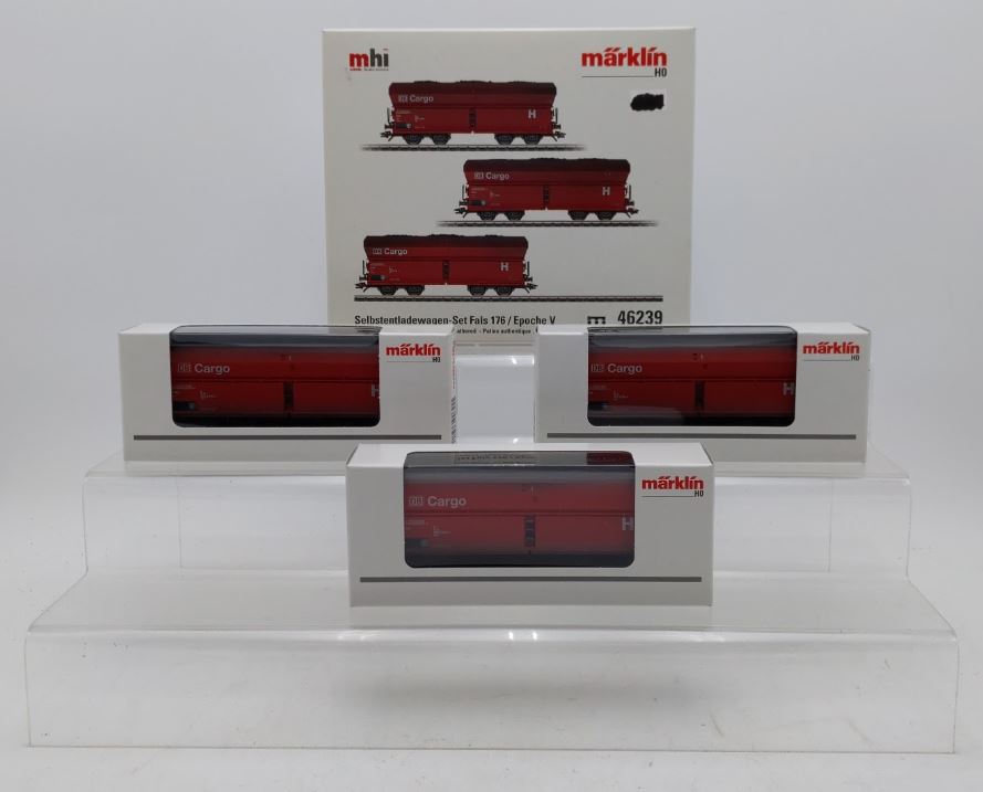Marklin 46239 HO German Railroad Inc. Type Fals 176 Freight Car (Set of 3) LN/Box