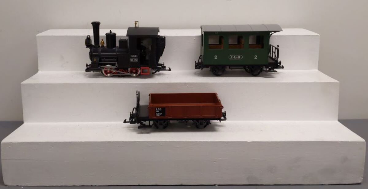 LGB 70502 Old Timer G Gauge Steam Freight Starter Train Set