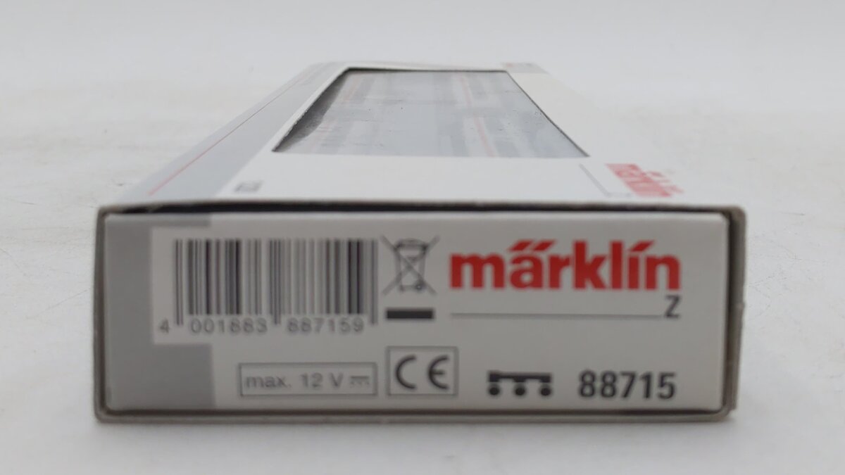 Marklin 88715 Z Scale ICE 3 406 MF High Speed Powered Rail Car Train