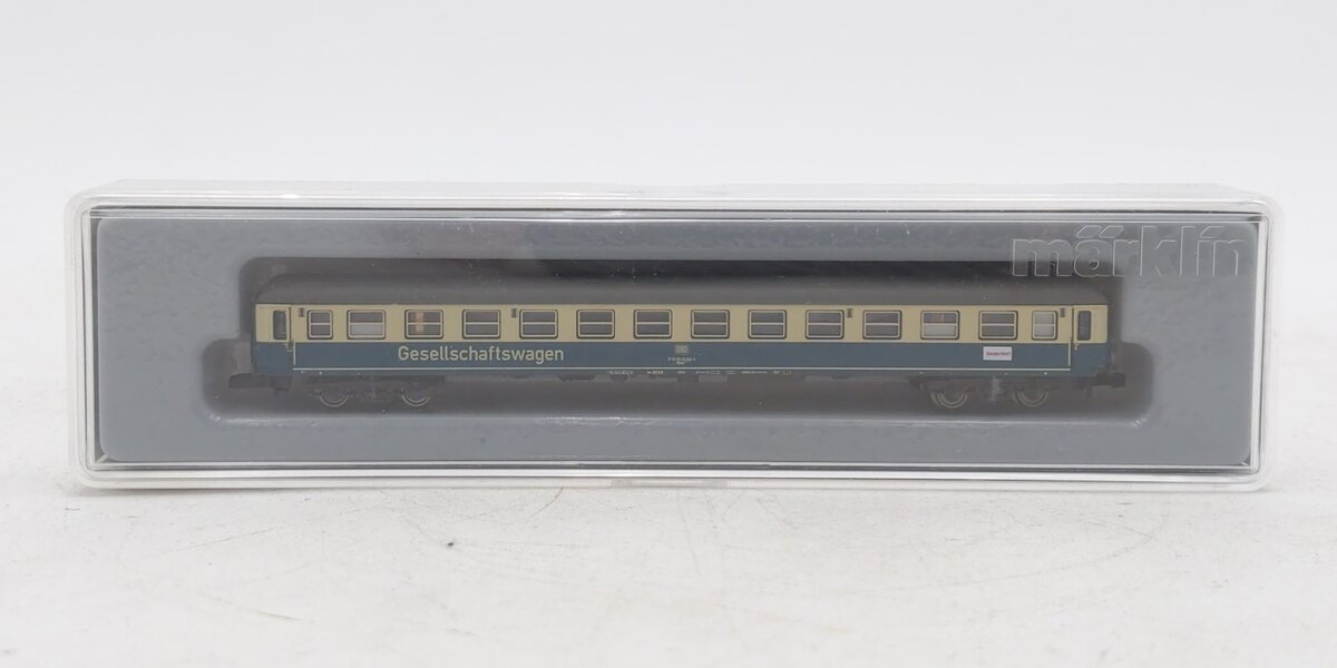 Marklin 87210 Z German Federal Railroad WGmh 824 Entertainment Car