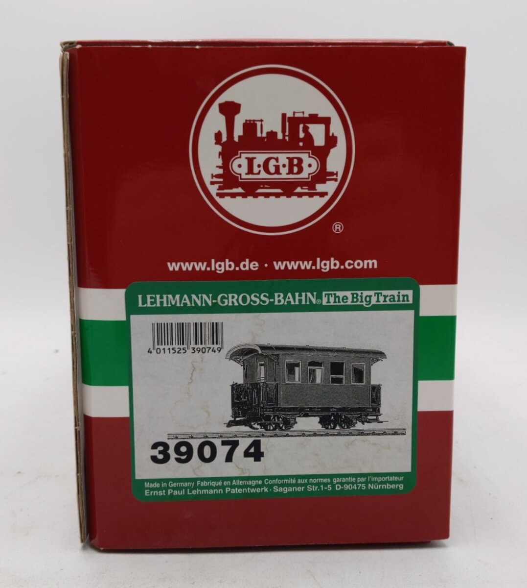 LGB 39074 G Scale DB Stainzer Lokalbahn "Flascherlzug" Car #BI36