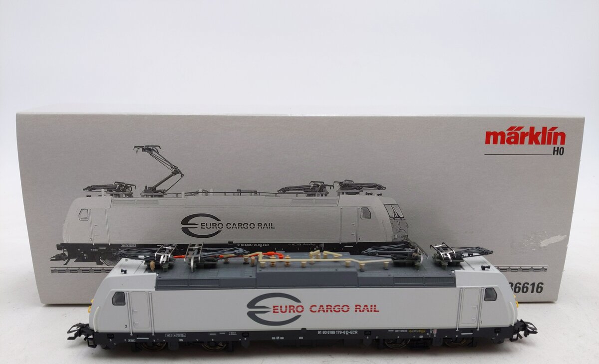 Marklin 36616 HO Bombardier Traxx Electric with 4 Pantographs - Digital Equipped
