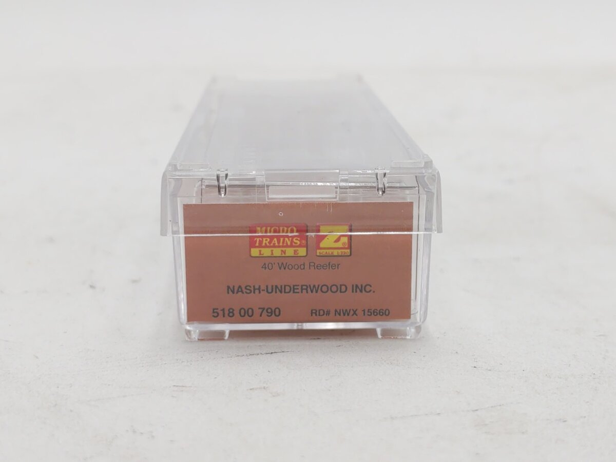 Micro-Trains 51800790 Z Nash Food Products 40' Double-Sheathed Reefer #15660