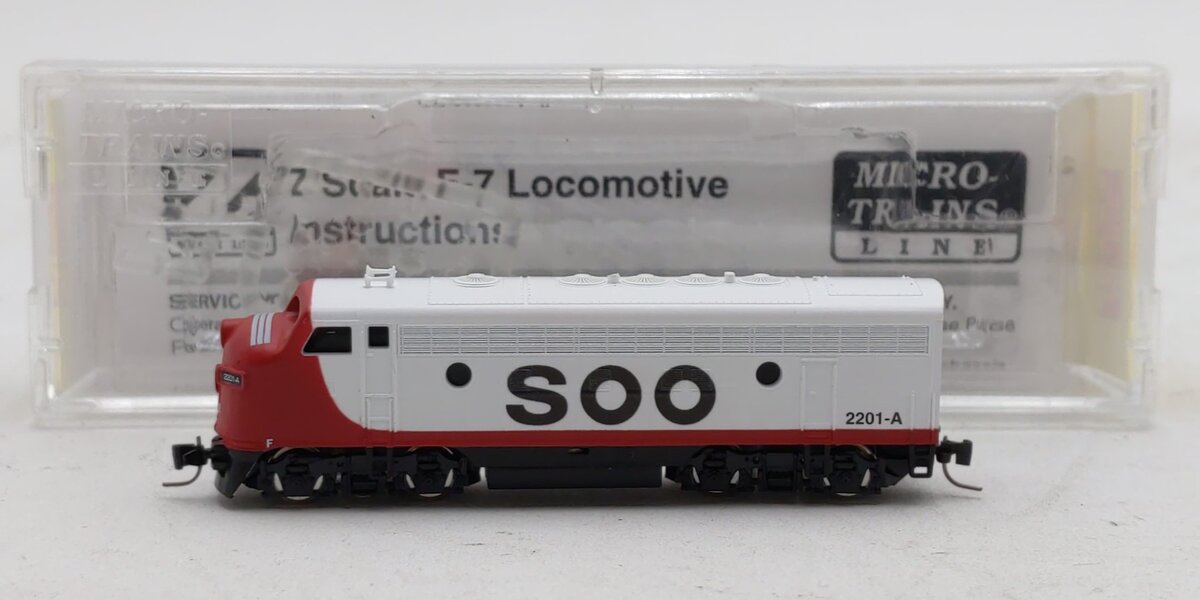Micro-Trains 98001361 Z Soo Line EMD F7A - Standard DC #2201A