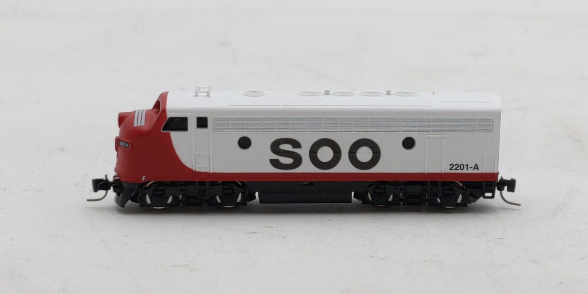 Micro-Trains 98001361 Z Soo Line EMD F7A - Standard DC #2201A