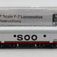 Micro-Trains 98002362 Z Soo Line EMD F7B - Standard DC #2204C