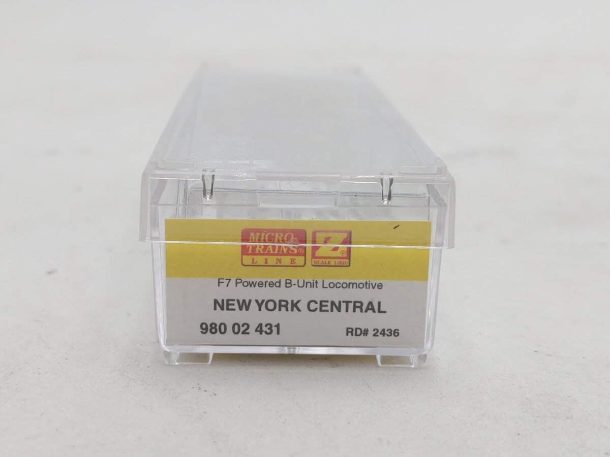 Micro-Trains 98002431 Z NYC F7 B Unit Powered Diesel Locomotive #2436