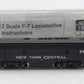 Micro-Trains 98002431 Z NYC F7 B Unit Powered Diesel Locomotive #2436