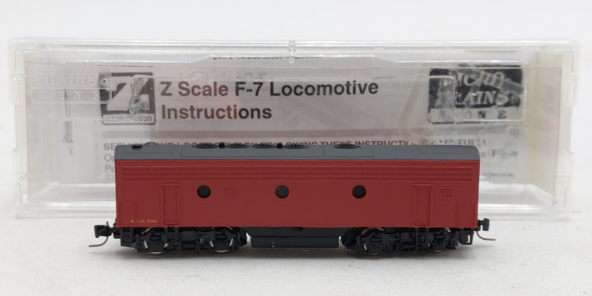 Micro-Trains 98002310 Z Scale KCS F7 Powered B-Unit Diesel Locomotive #73B
