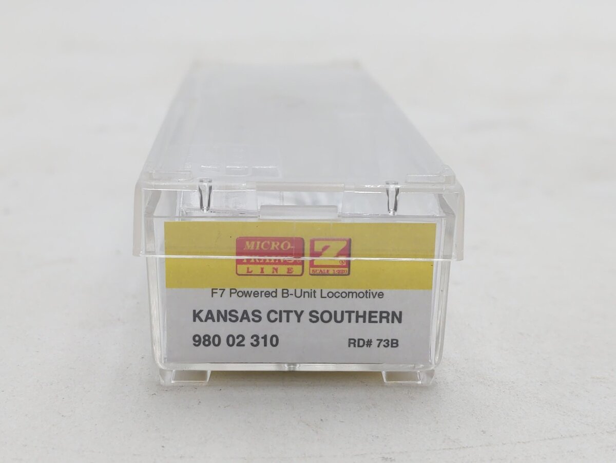Micro-Trains 98002310 Z Scale KCS F7 Powered B-Unit Diesel Locomotive #73B