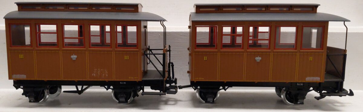 LGB 35094 G Saxon Double Passenger Car #25K # 8K