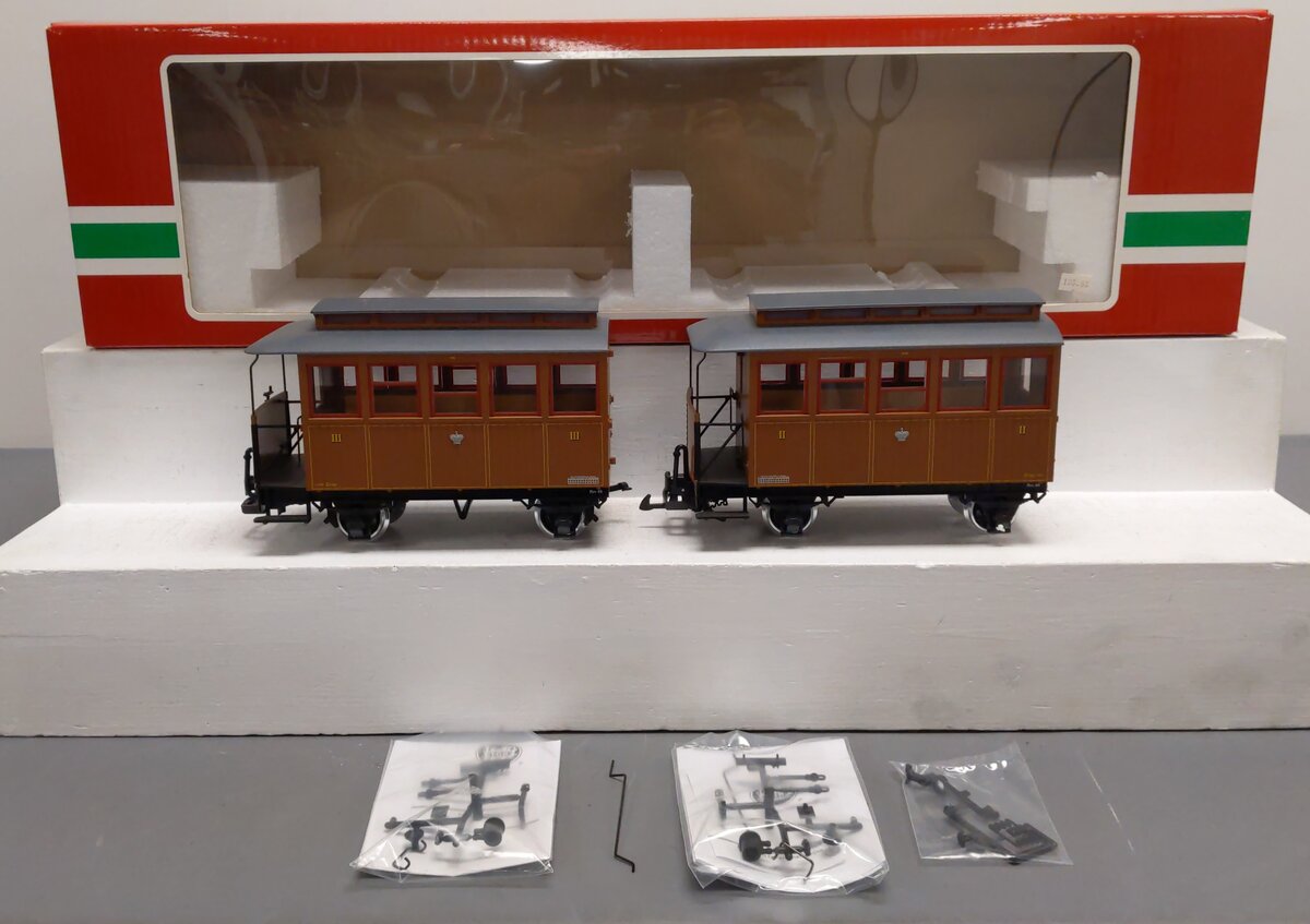 LGB 35094 G Saxon Double Passenger Car #25K # 8K