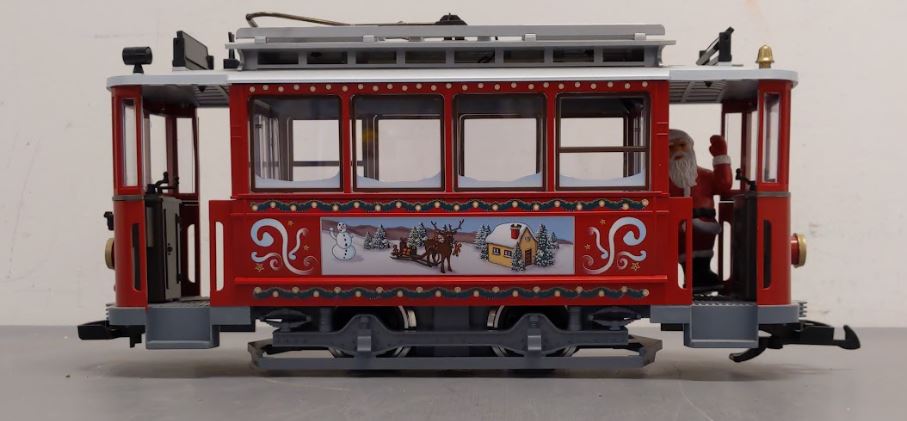 LGB 72351 Christmas Trolley Street Car G Gauge Starter Train Set
