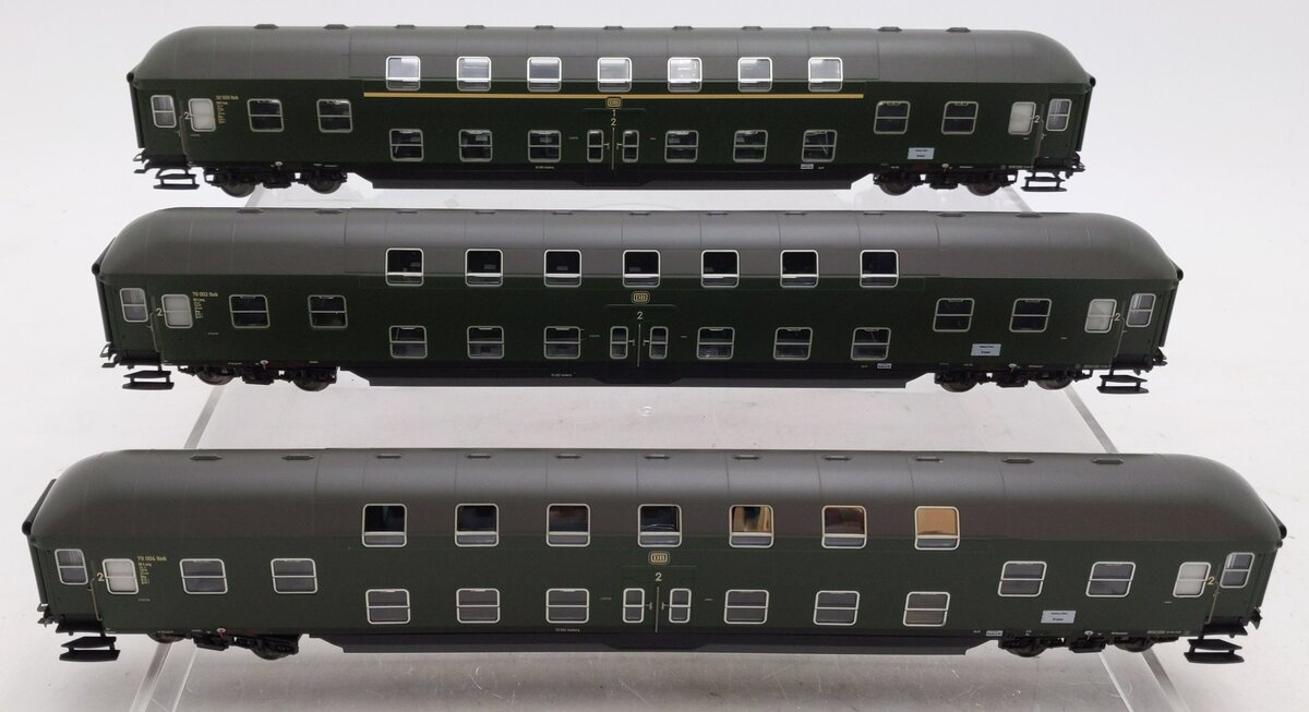 Marklin 43597 HO  Scale Bi-Level 3 Car Passenger Set NIB
