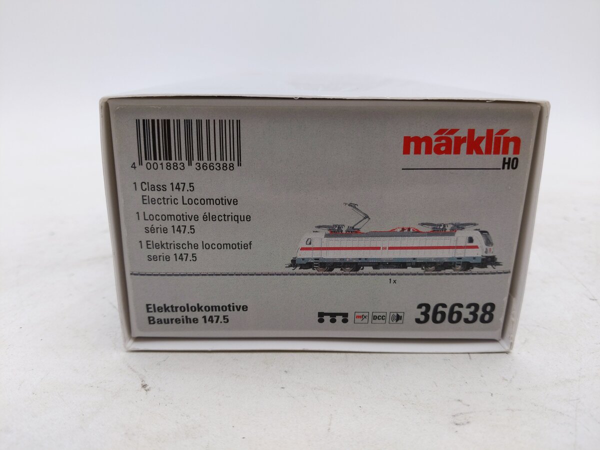Marklin 36638 HO German Railroad,Inc. Class 147.5 Electric Locomotive #147 557-3