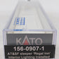 Kato 156-0907-1 N Atchison Topeaka Santa Fe Regal Inn 4-4-2 Sleeper with LED